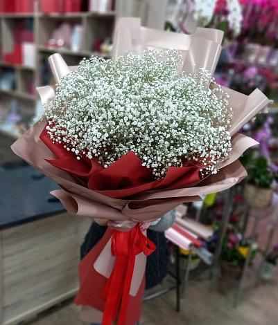 Букет цветов из: Гипсофила в Попово
